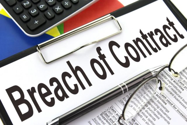 ANTICIPATORY AND ACTUAL BREACH OF CONTRACT