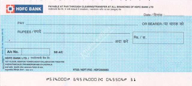 difference between bearer cheque and order cheque