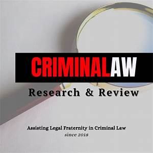 research on criminal law